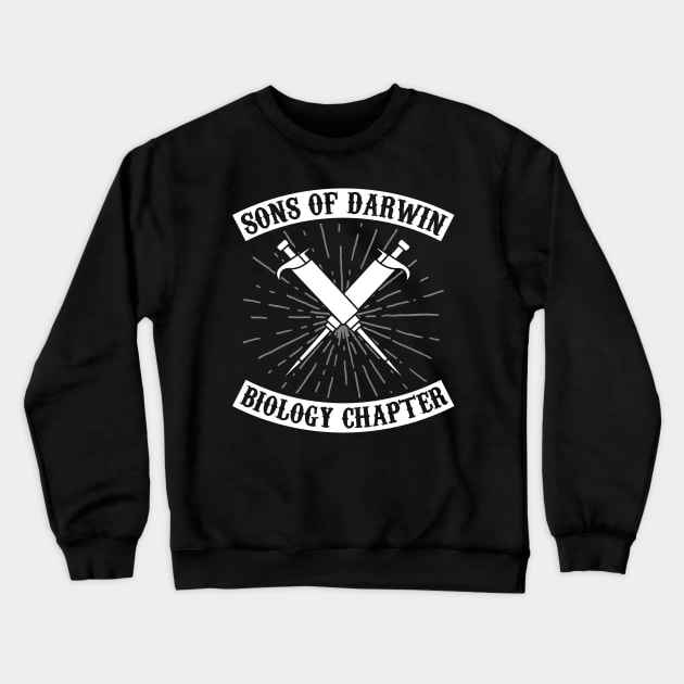 Biology/Darwin/Evolution/Chapter/Gift/Present Crewneck Sweatshirt by Krautshirts